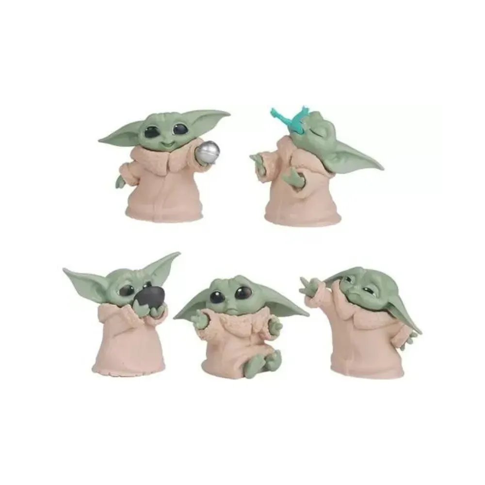 Paquete De 5 Regalos Baby Yoda Muñeco Grogu Star Wars 