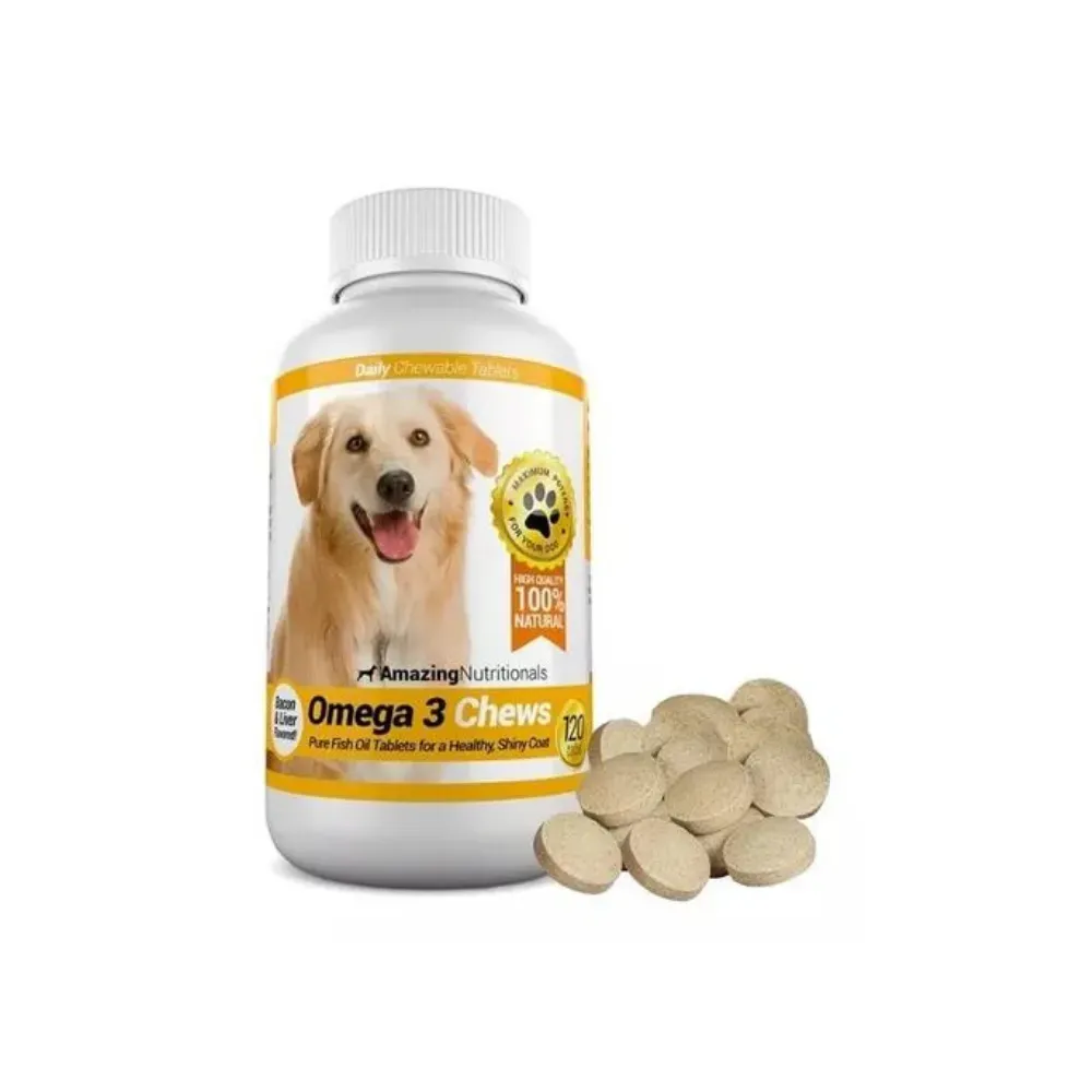 Amazing Nutritionals Omega 3 Para Perros 120 Tabletas