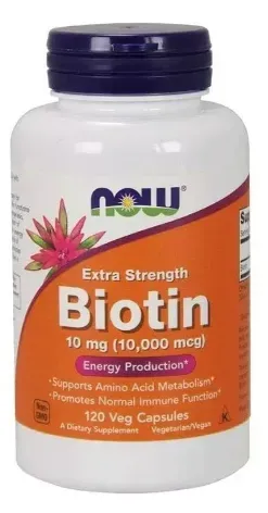 Now Biotina Biotin 120 Caps 