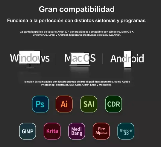 Tableta Digitalizadora Xp-pen Artist 12 Segunda Generación