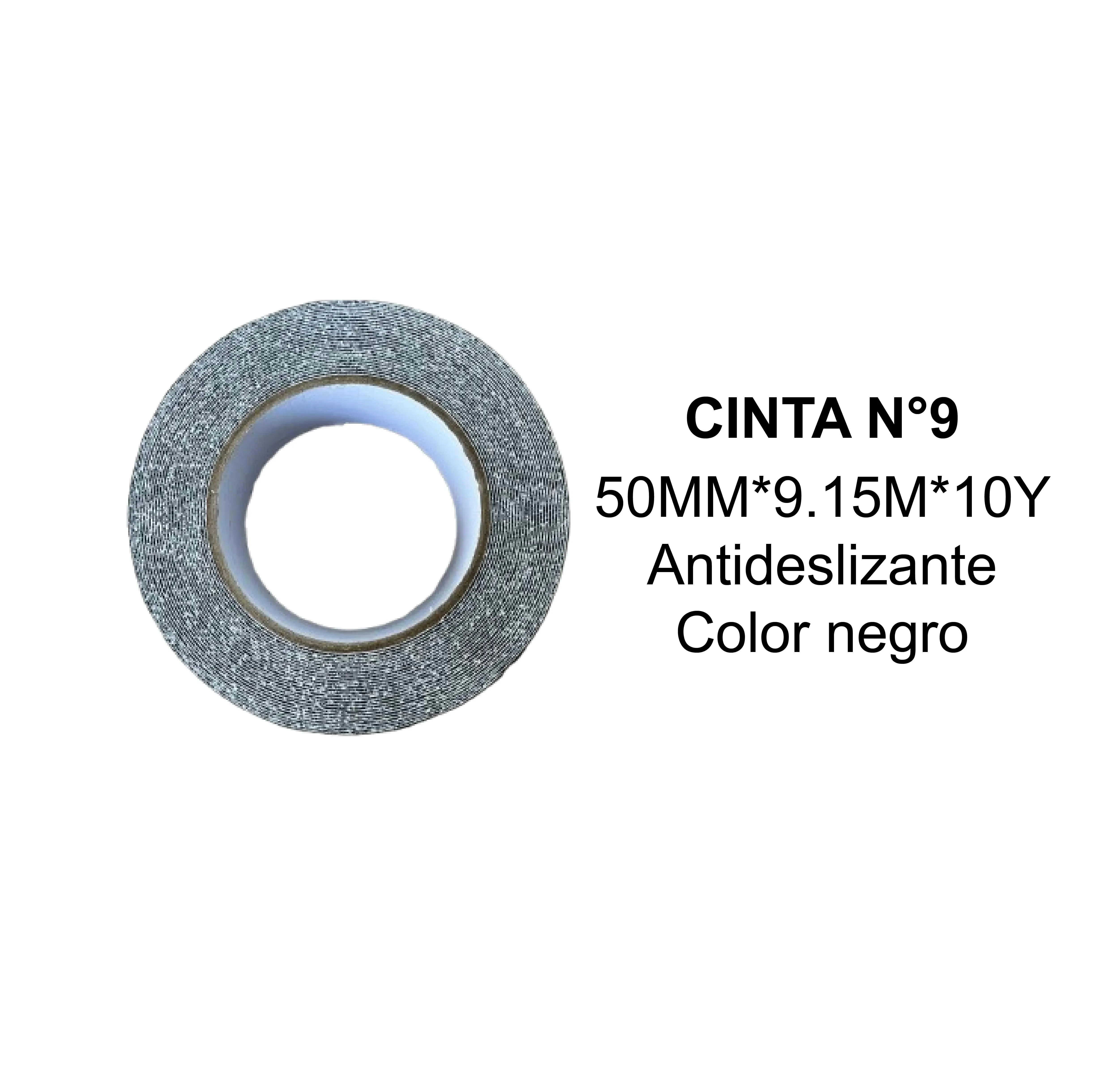 Cinta Antideslizante Negra 50mmx10Y N°9