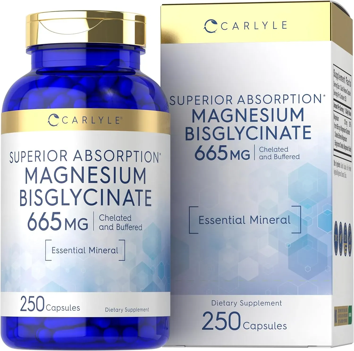 Carlyle Bisglicinato Magnesio 250 Capsulas