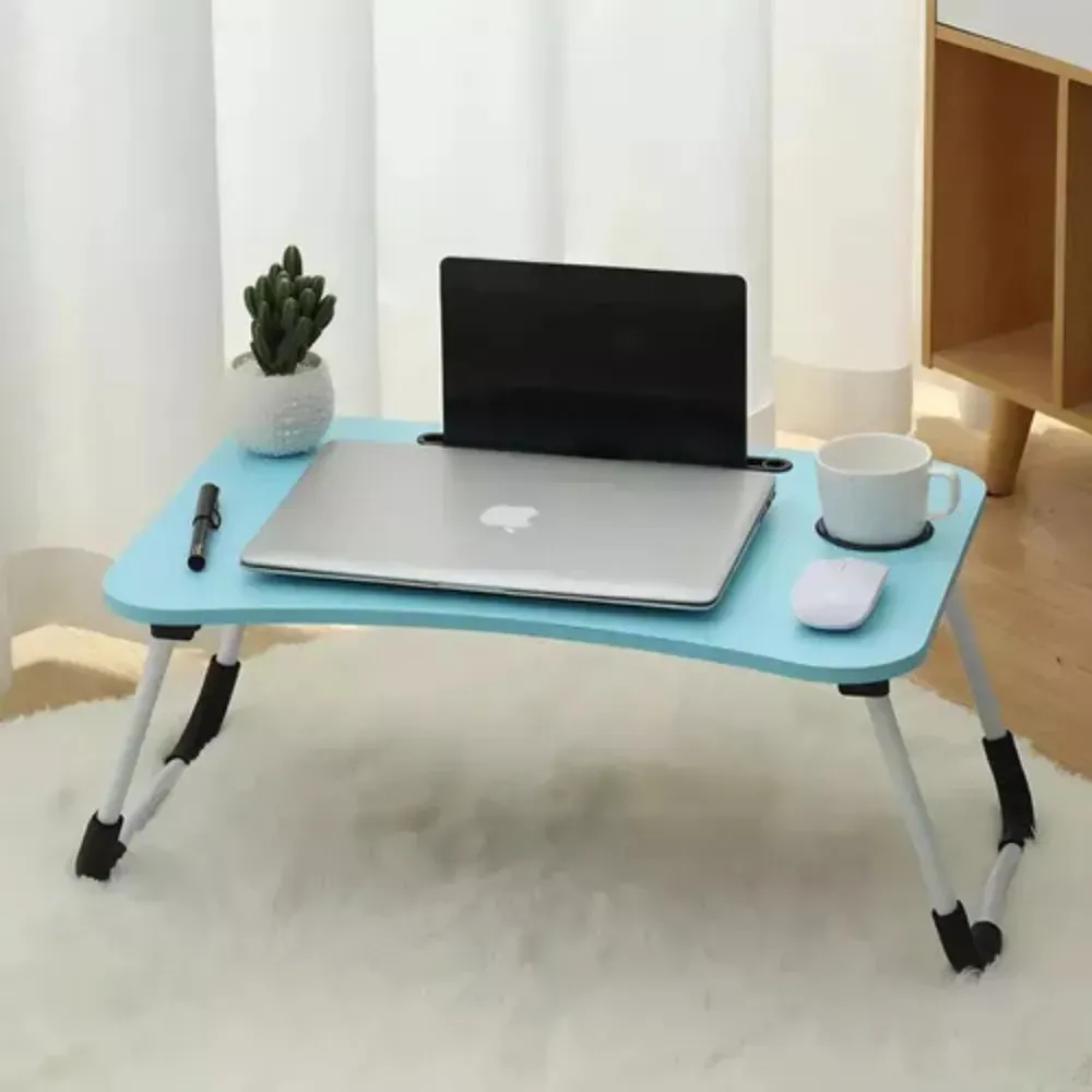 Mesa Para Portátil Y Tablet Azul T02C