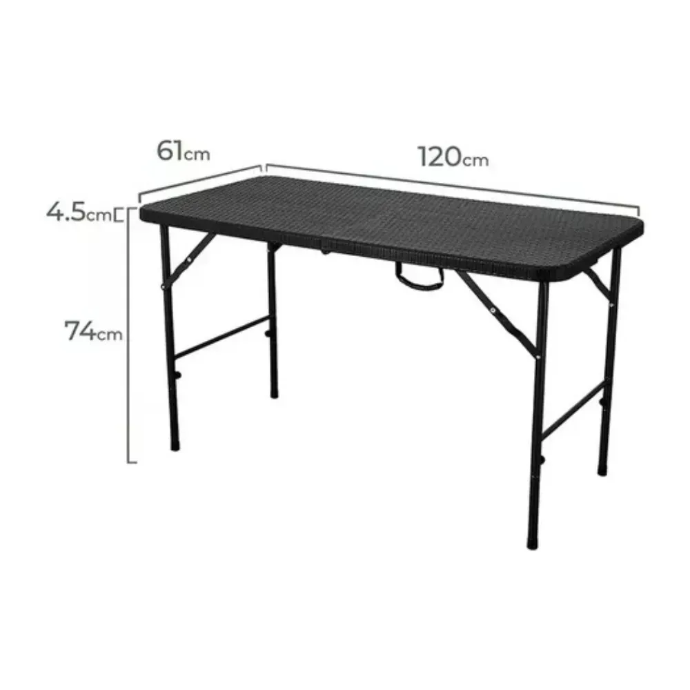 Mesa Portafolio Plegable De Jardín Café F09