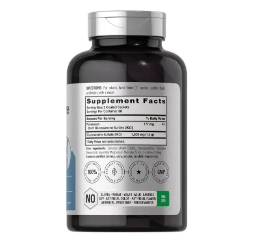 Horbaach Glucosamina Sulfato 1,500 mg, 240 Cápsulas