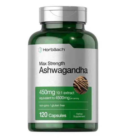  Horbaach Ashwagandha 4,500 mg, 120 Cápsulas