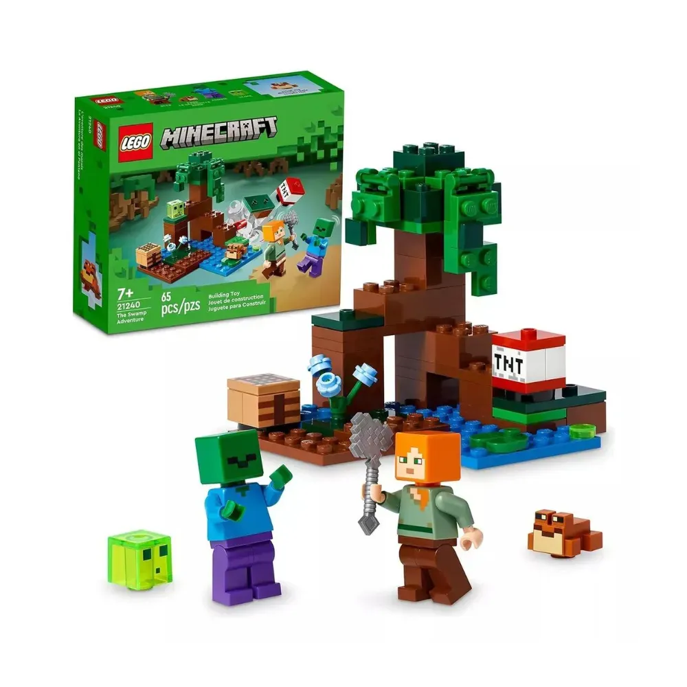 Lego Minecraft La Aventura En El Pantano 21240