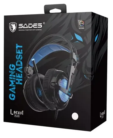 Sades Locust Diadema Usb Gamer Con Micrófono Ajustable