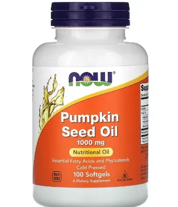 Now Foods, Pumpkin Seed Oil, 1,000 mg, 100 Softgels 