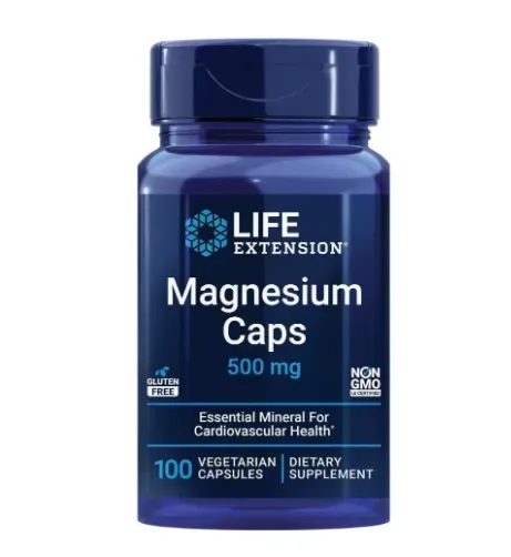 Life Extension Magnesio, 500 mg, 100 Cápsulas Vegetarianas