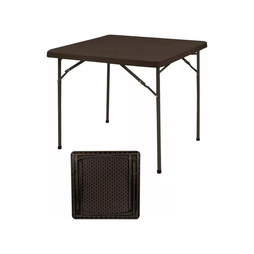 Mesa Plegable De Jardin Cuadrada F10