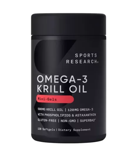  Sports Research Omega 3 Aceite Krill 120 Softgels