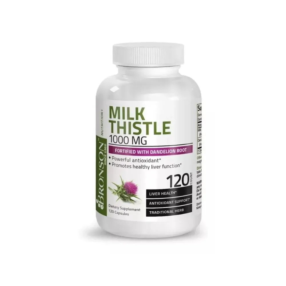 Bronson Milk Thistle 1000mg 120 Capsulas