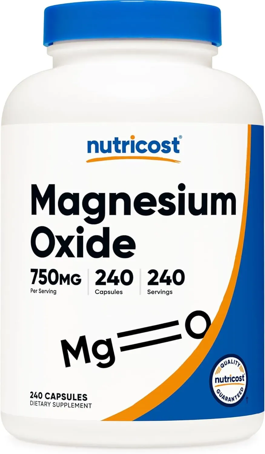 Nutricost Magnesium Oxide 750mg 240 Capsulas