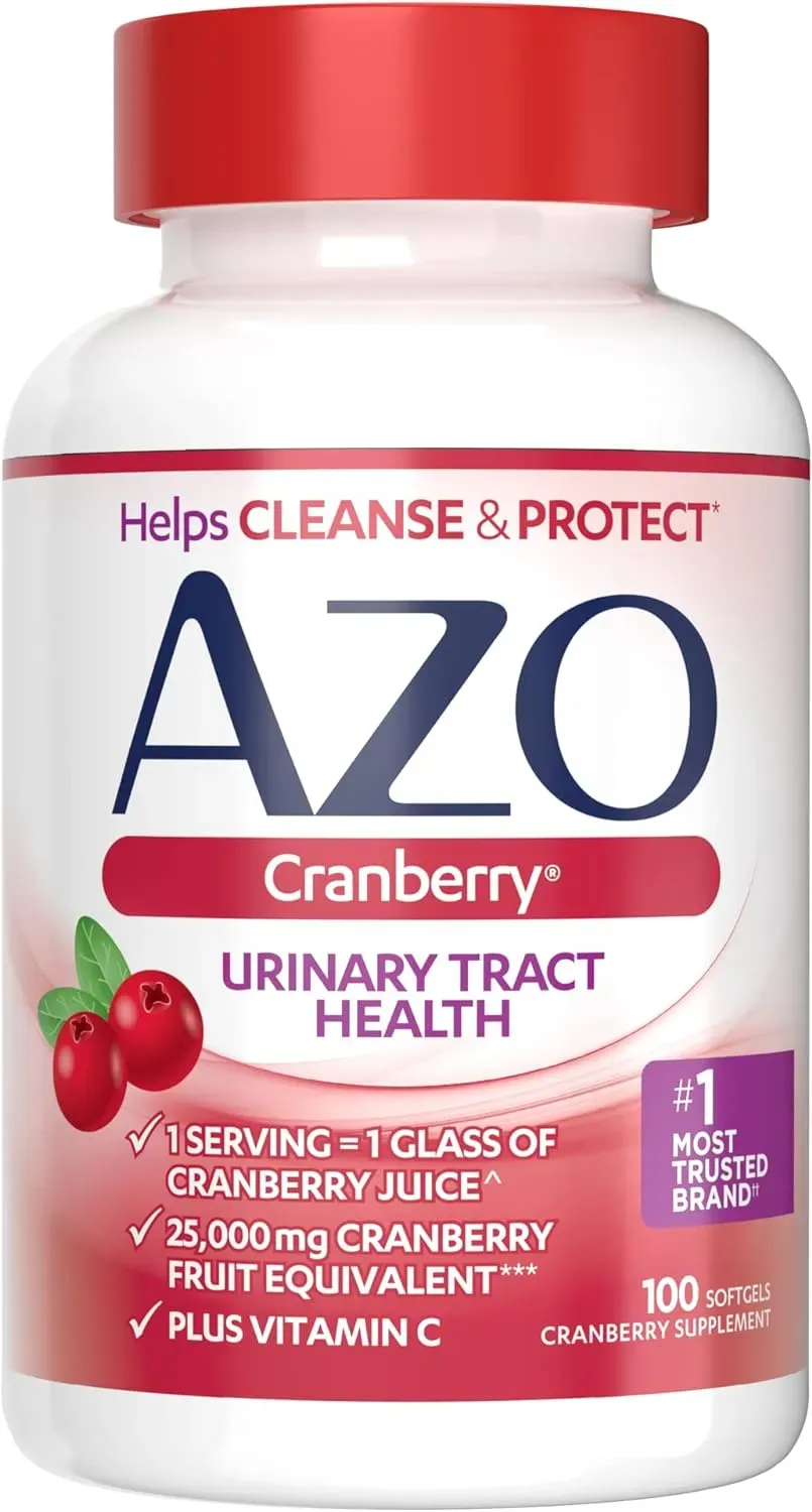 Azo Arándano Tracto Urinario Cranberry Vitamina C 100 Cap