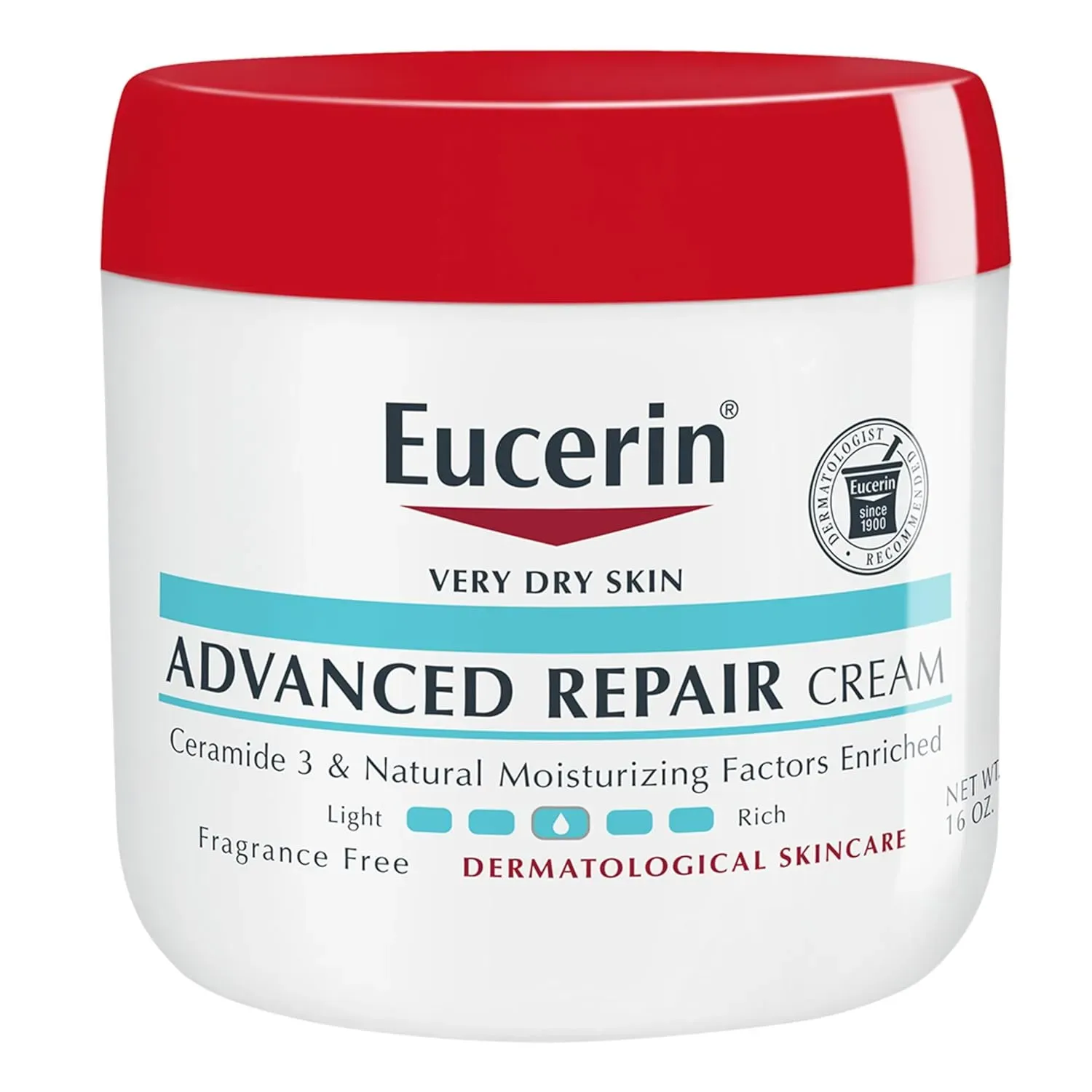 Eucerin Crema Reparatoria Corporal Piel Seca 16 Oz