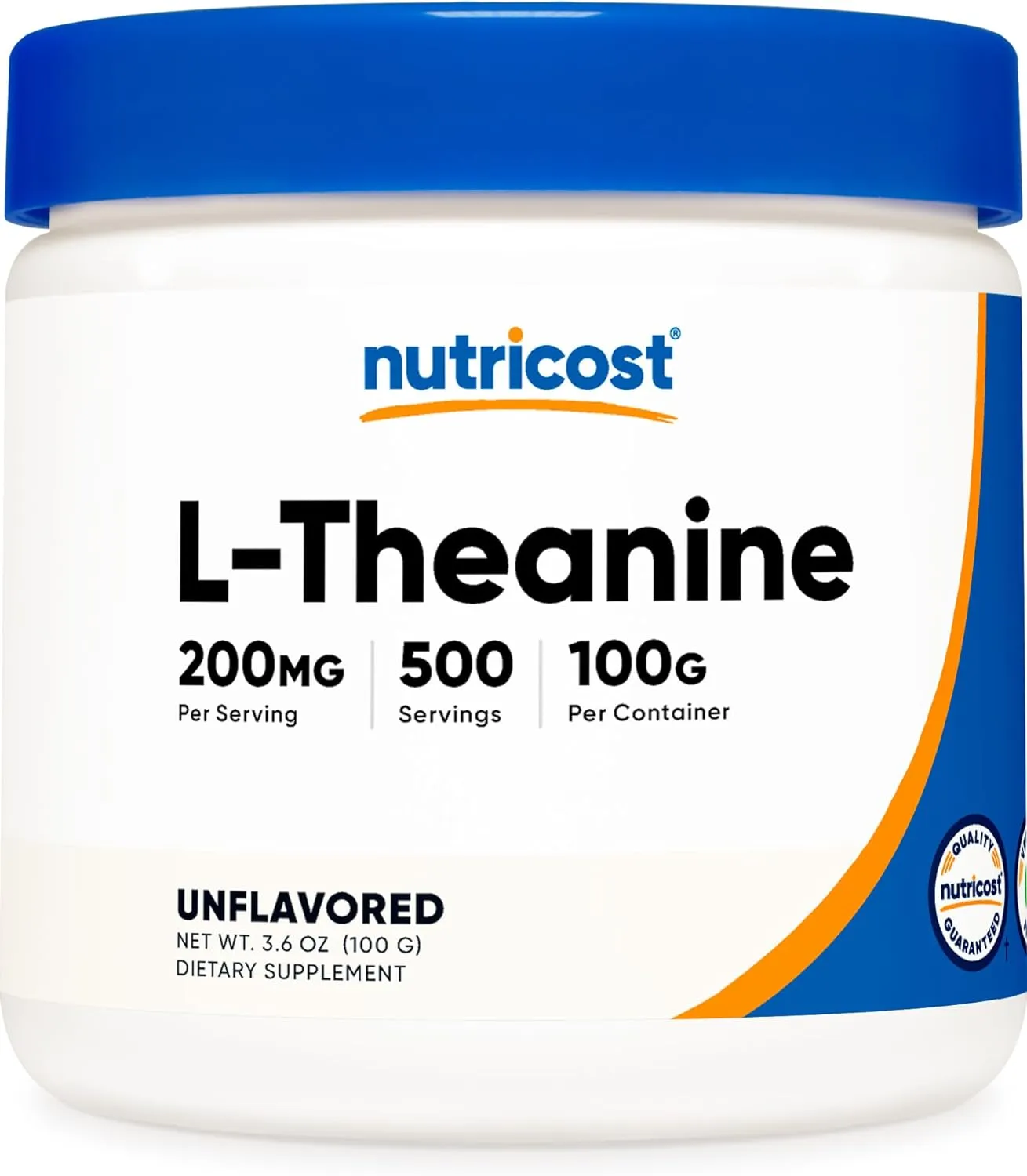 Nutricost L-theanine 200mg Sin Sabor 100g