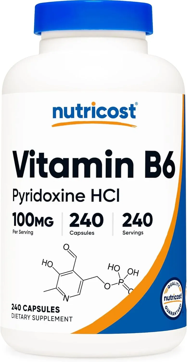 Nutricost Vitamina B6 100mg X 240 Capsulas