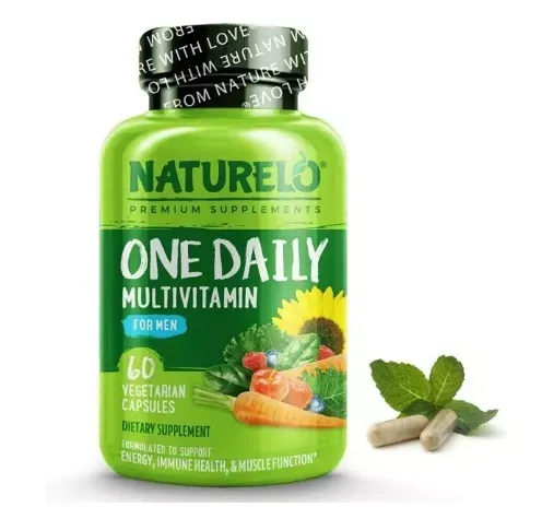 Naturelo Multivitamínico Diario para Hombres, 60 Cápsulas