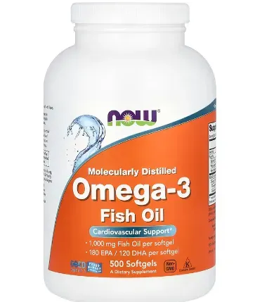 Now Omega 3 1000mg 500 Cápsulas