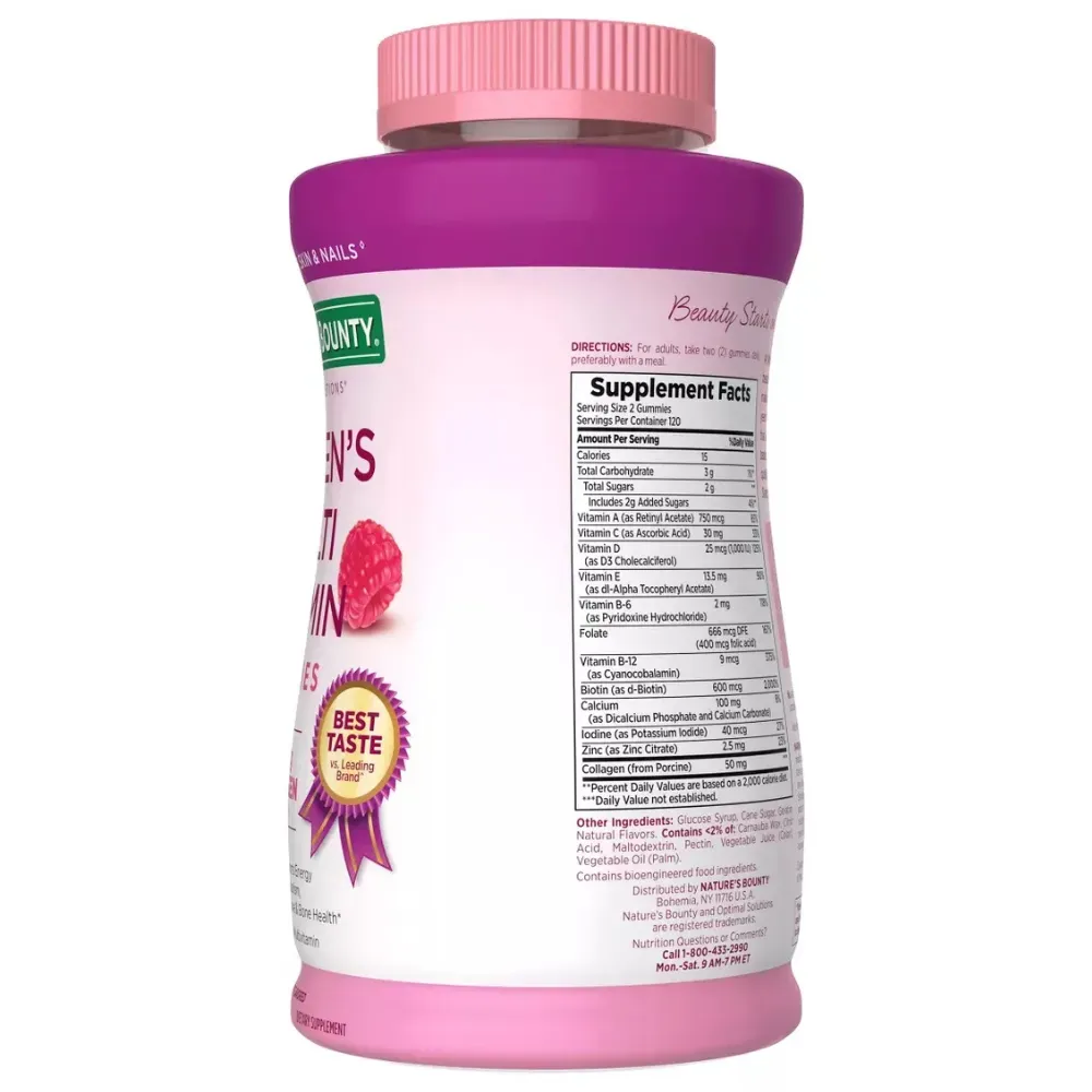 Nature's Bounty Multivitaminico Para Mujer 240 Gomitas