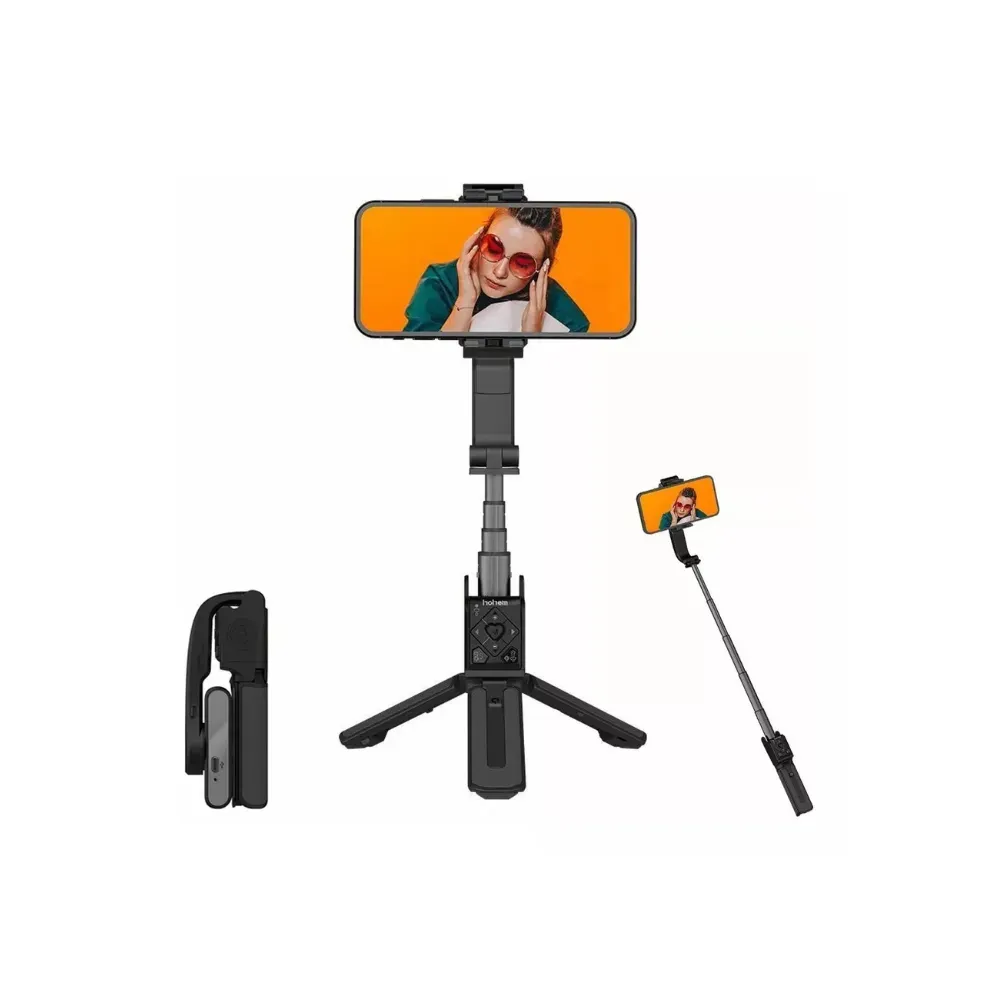 Hohem Isteady Q Estabilizador Facial Palo Selfi 4en1 Gimbal Negro