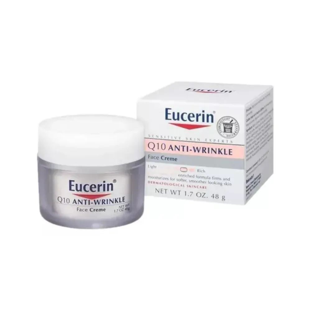 Eucerin Q10 Crema Facial Antiarrugas Para Pieles Sensibles 48g