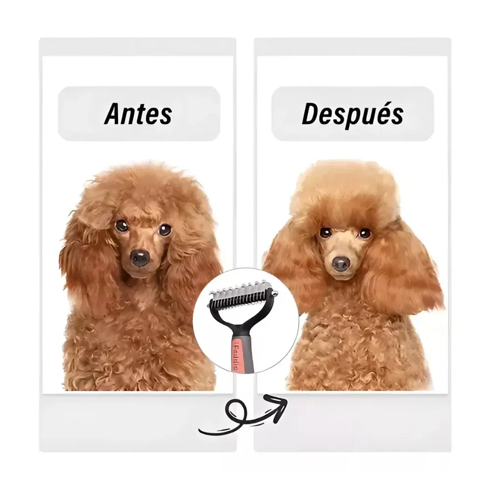 Cepillo Deslanador De Pelo Mascotas