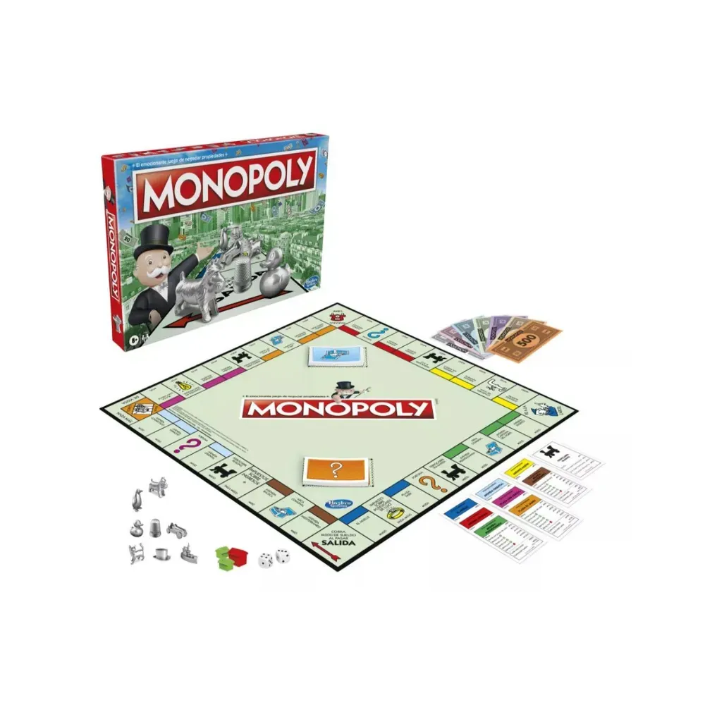 Juego De Mesa Hasbro Gaming Monopoly Clásico C1009 Español