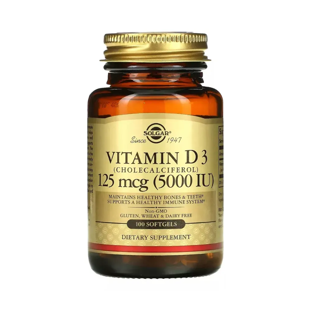 Solgar Vitamina D3 5.000 Iu 100 Softgels