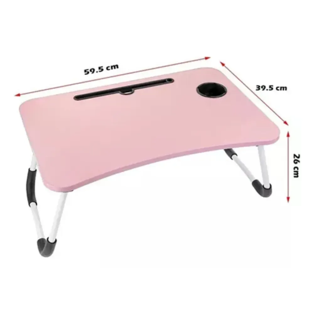 Mesa Para Portátil Y Tablet Rosado T02B