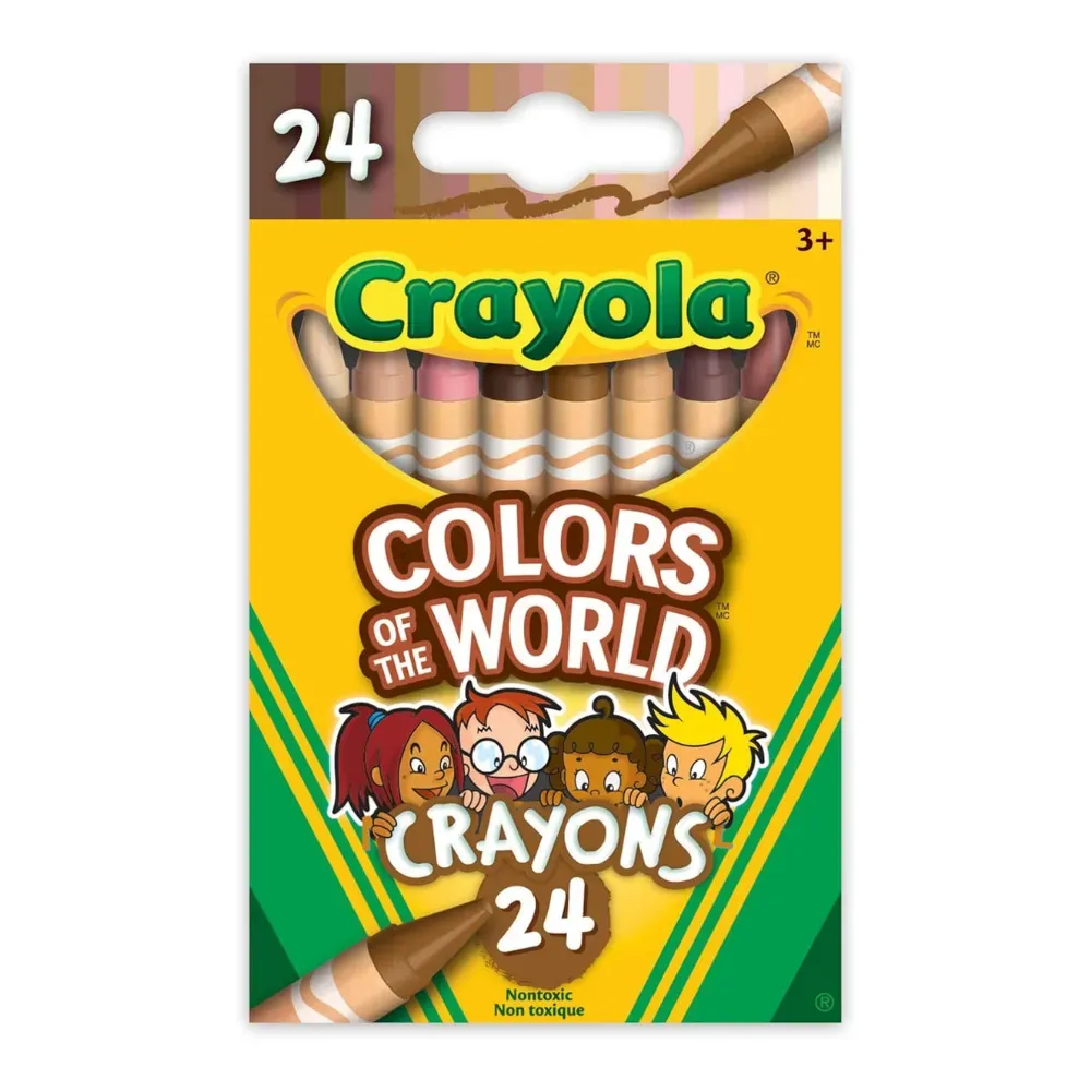 Crayola 24 Crayones Color Of The World