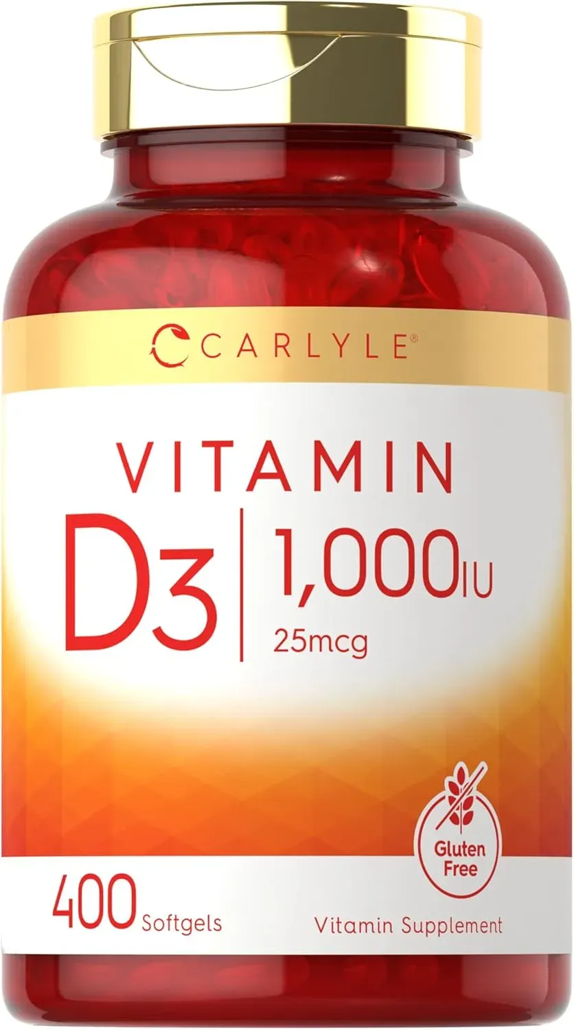 Carlyle Vitamina D3 1000iu 400 Softgels