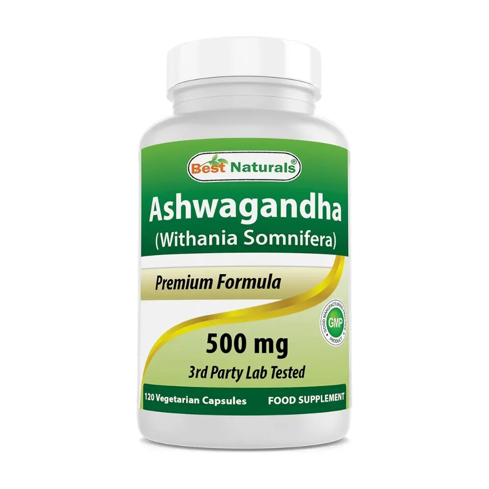 Best Naturals Ashwagandha 500mg 120 Caps