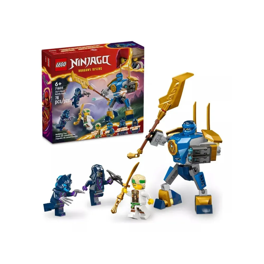 Lego Ninjago 71805 Pack De Combate: Mech De Jay 78 Pcs