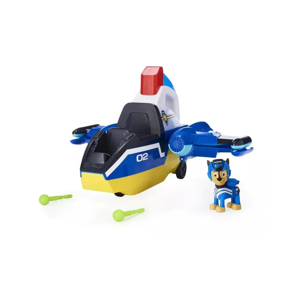 Paw Patrol Jet De Rescate En Espiral Luz Sonido Spin Master