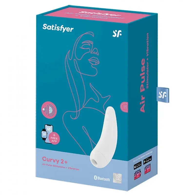 SATISFYER Succionador De Clítoris Curvy 2+ Rosado Con APP