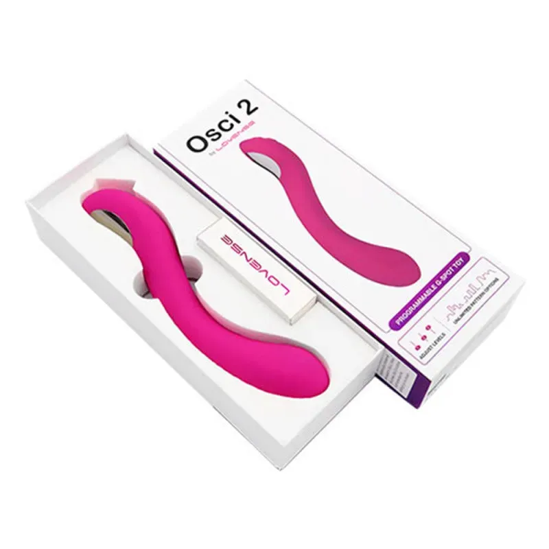 Lovense Osci 2 Vibrador de Punto G Control Bluetooth Manejo a Larga Distancia 