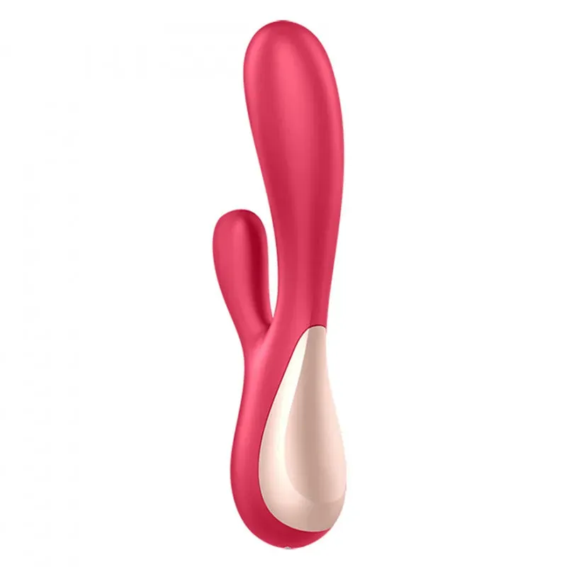  SATISFYER Vibrador Tipo Rabbit Mono Flex Rojo