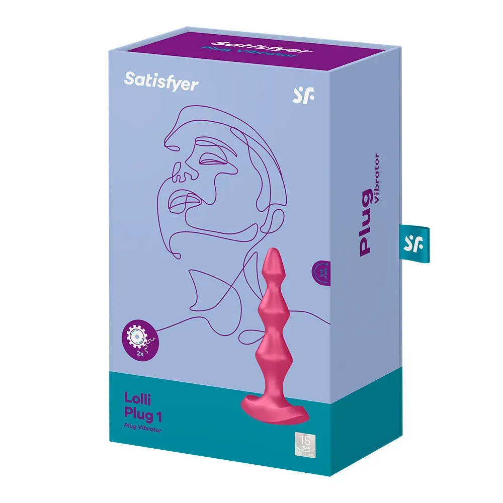 Satisfyer Lolli 1 Vinotinto Plug Tipo Bolas Anales