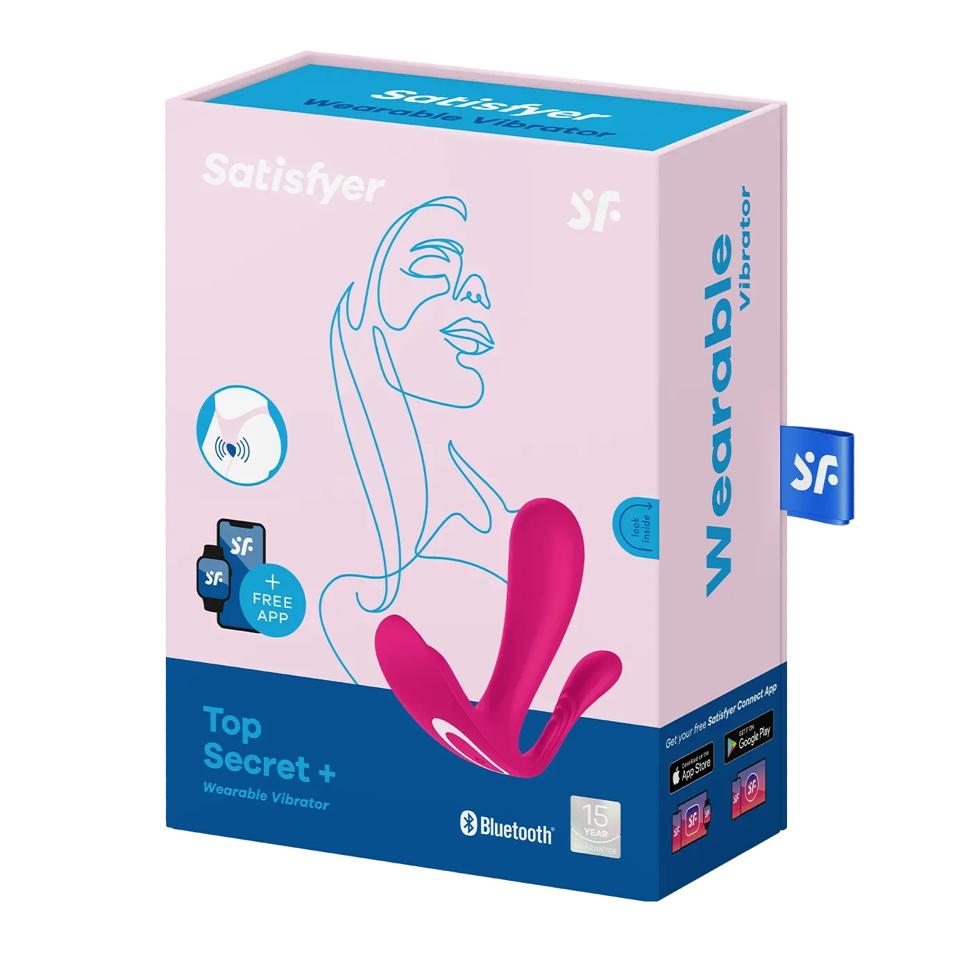 Vibrador Triple Estimulación Top Secret+satisfyer Con App