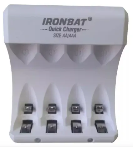 Cargador De Pilas - Ironbat - Aaa / Aa + 4 Bateria