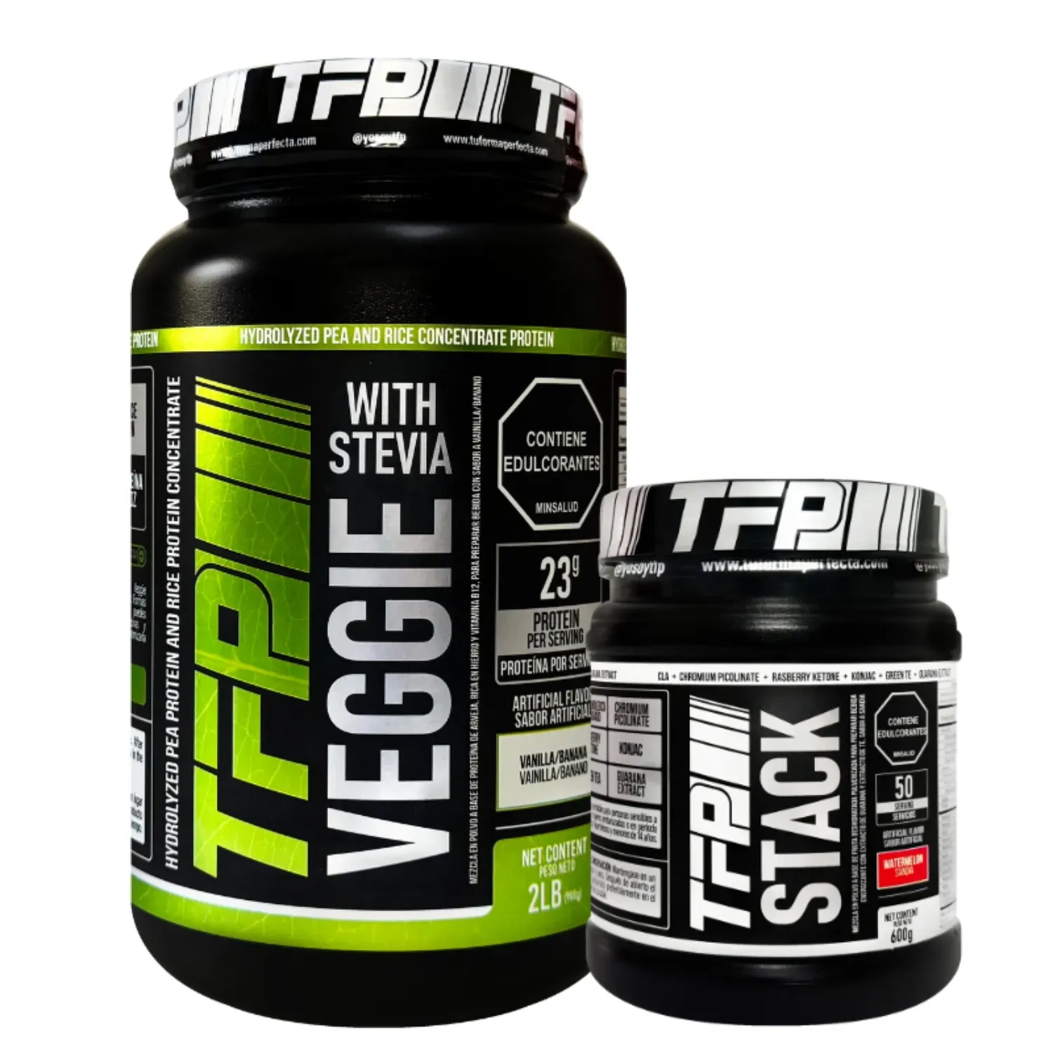 Combo TFP Veggie 2 Lbs y Quemador Stack 600 Grs