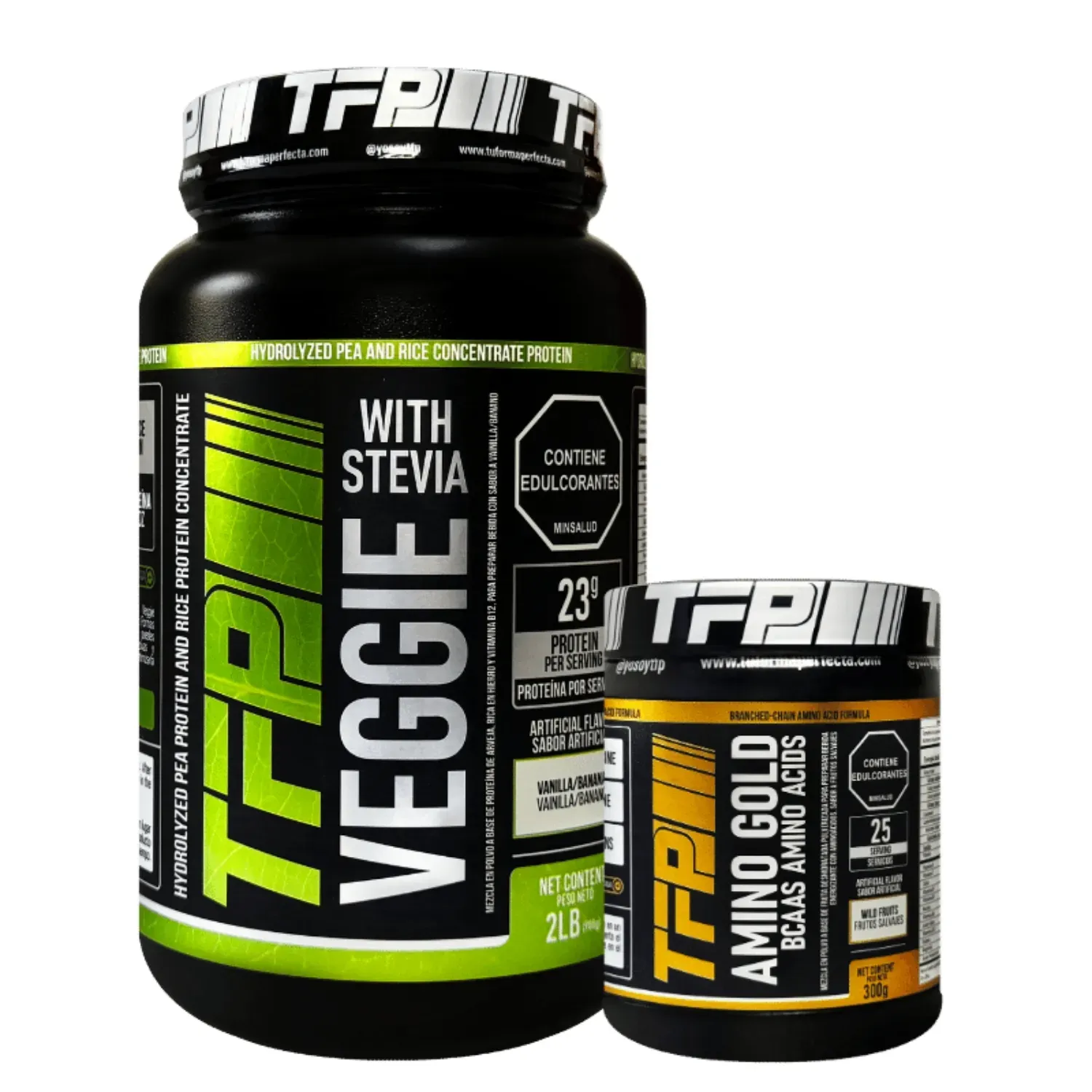 Combo TFP Veggie 2 Lbs y Aminoacidos BCAA