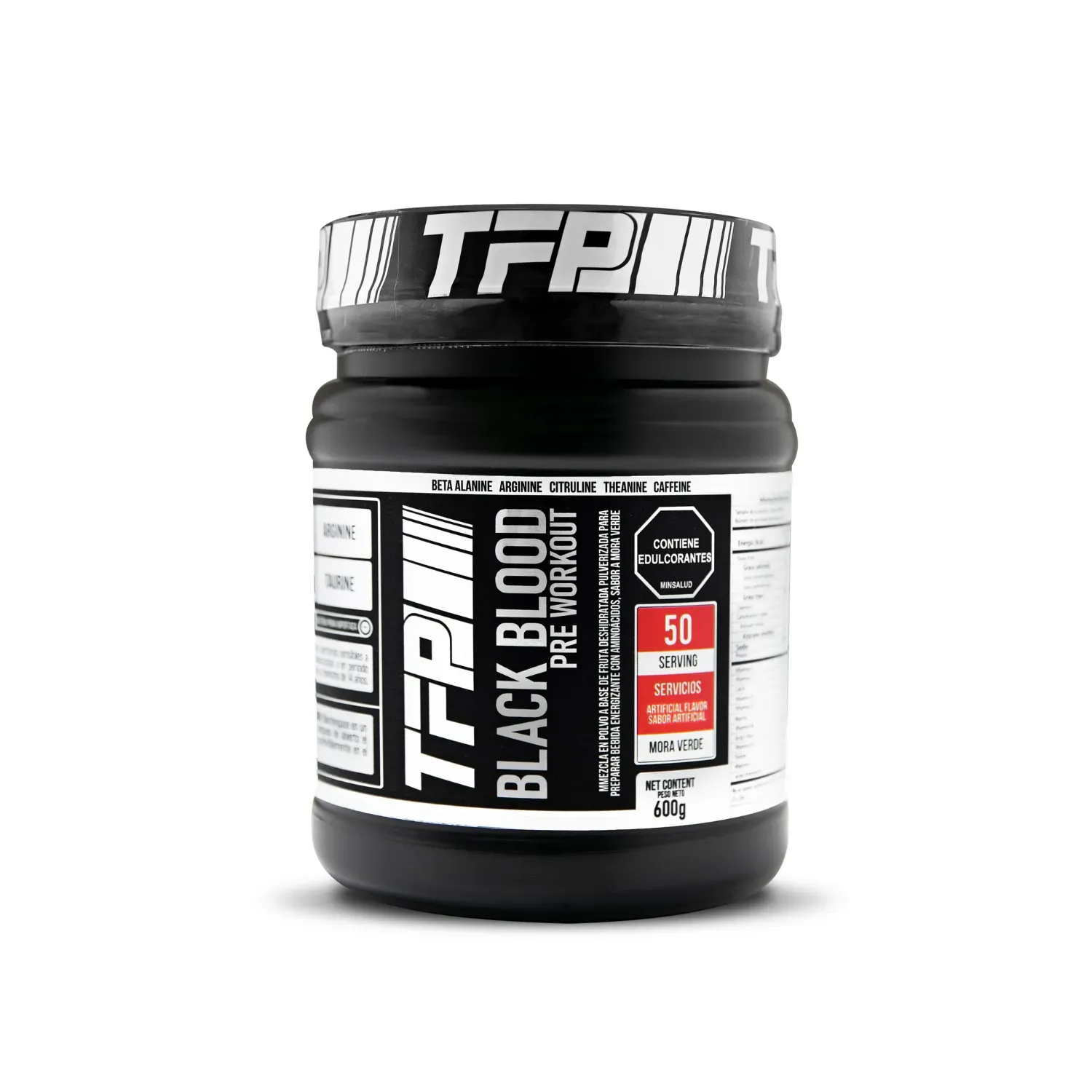 Pre Entrenamiento TFP Black Blood 600 Grs