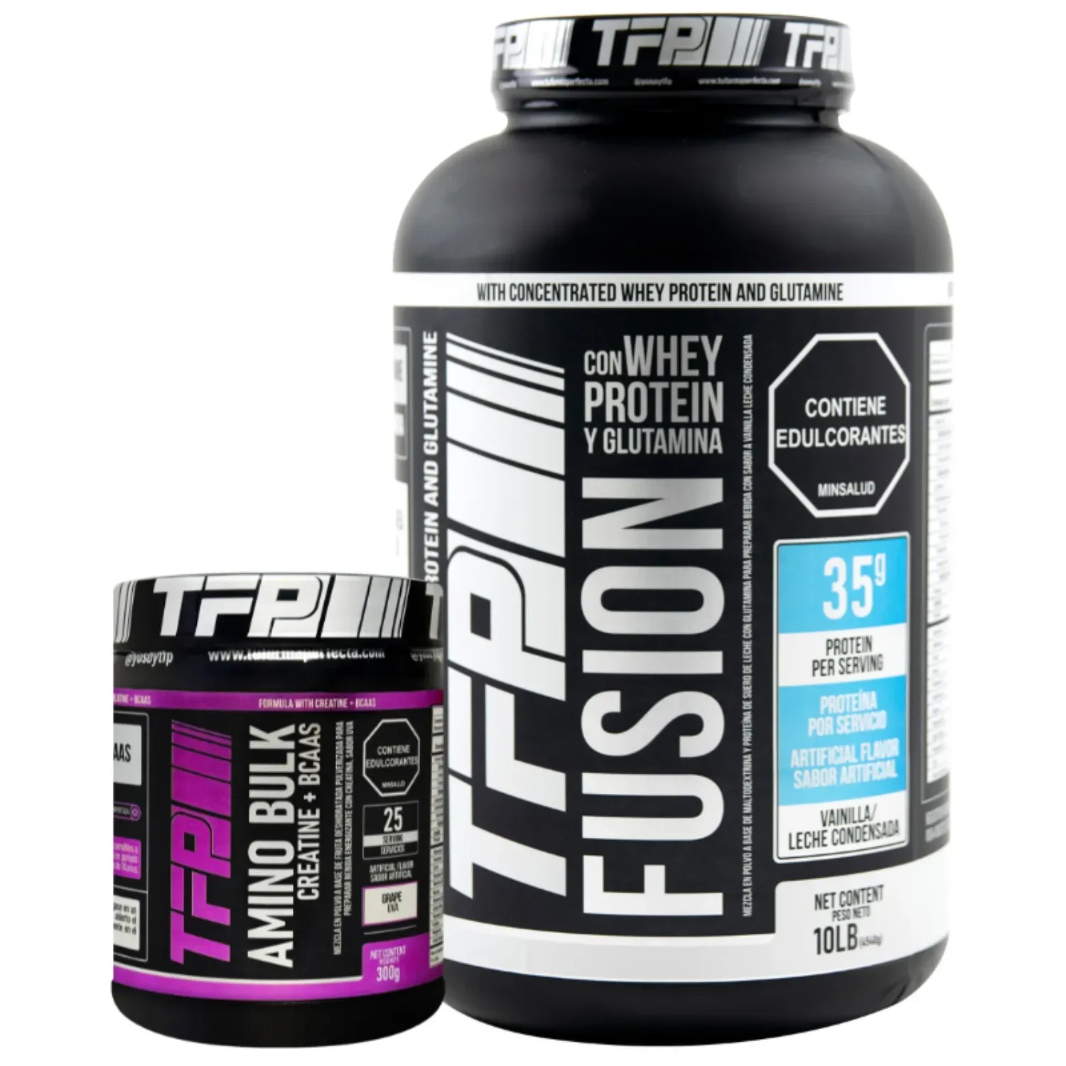 Combo TFP Fusion 10 Lbs y Creatina Bulk 300 Grs