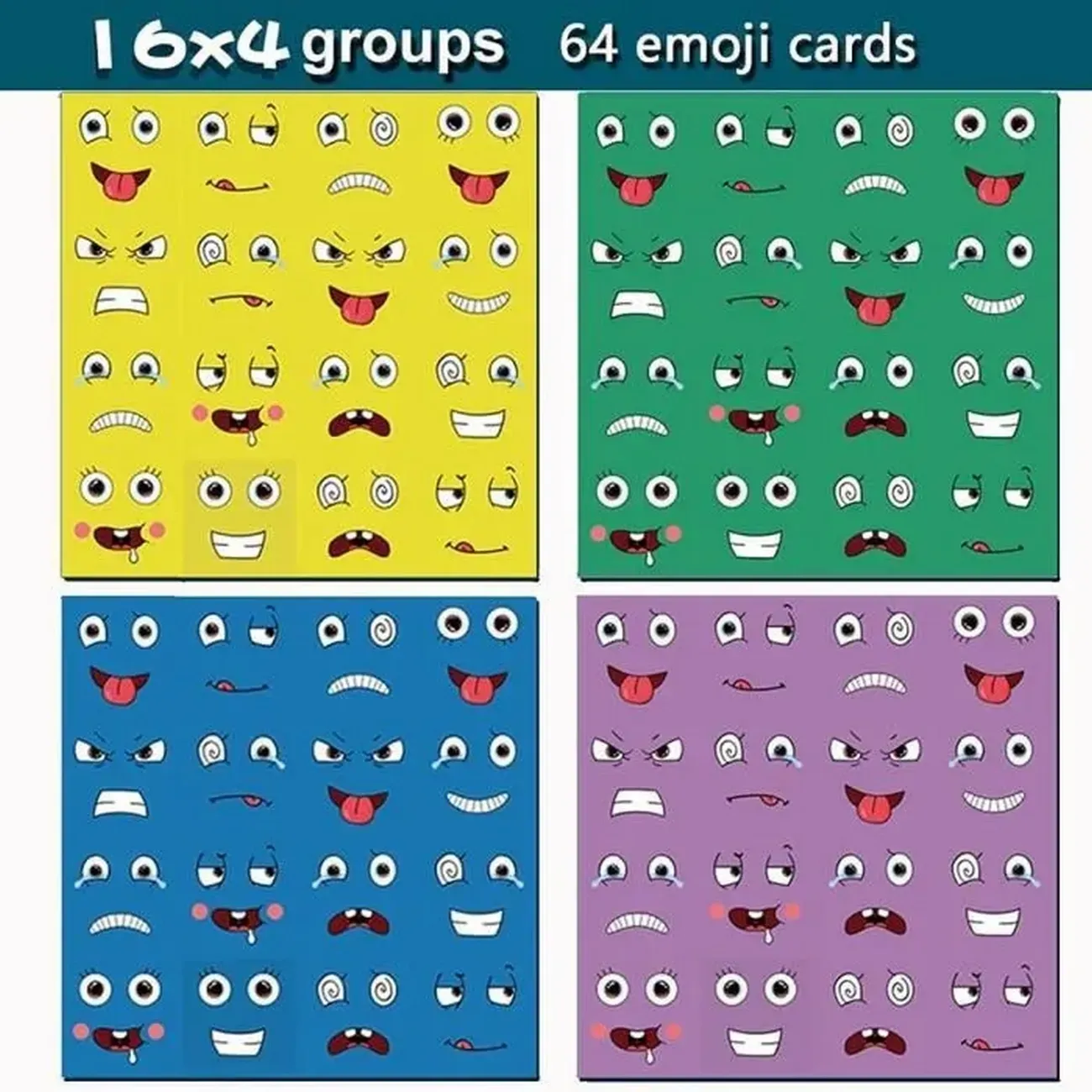 Juego Mesa Emojis Caras Smiling Face Cubos Trendy Agilidad