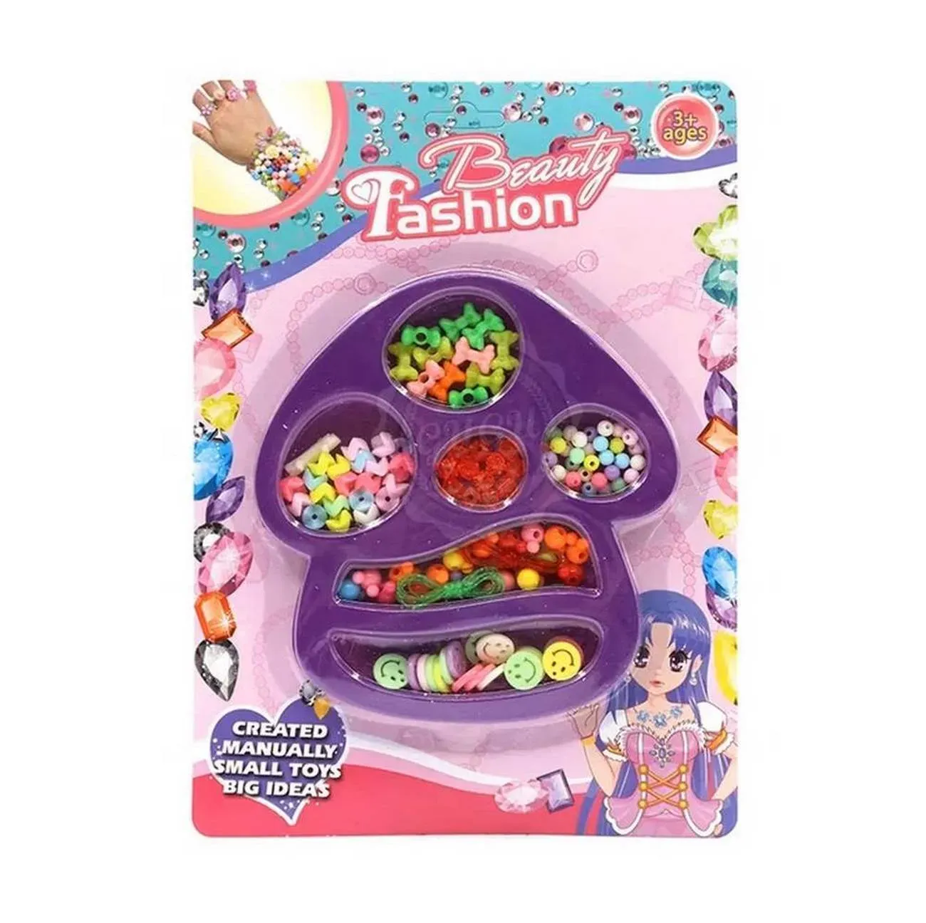 Set Kit Para Hacer Pulseras Niña Style Fungi Multicolor Niña