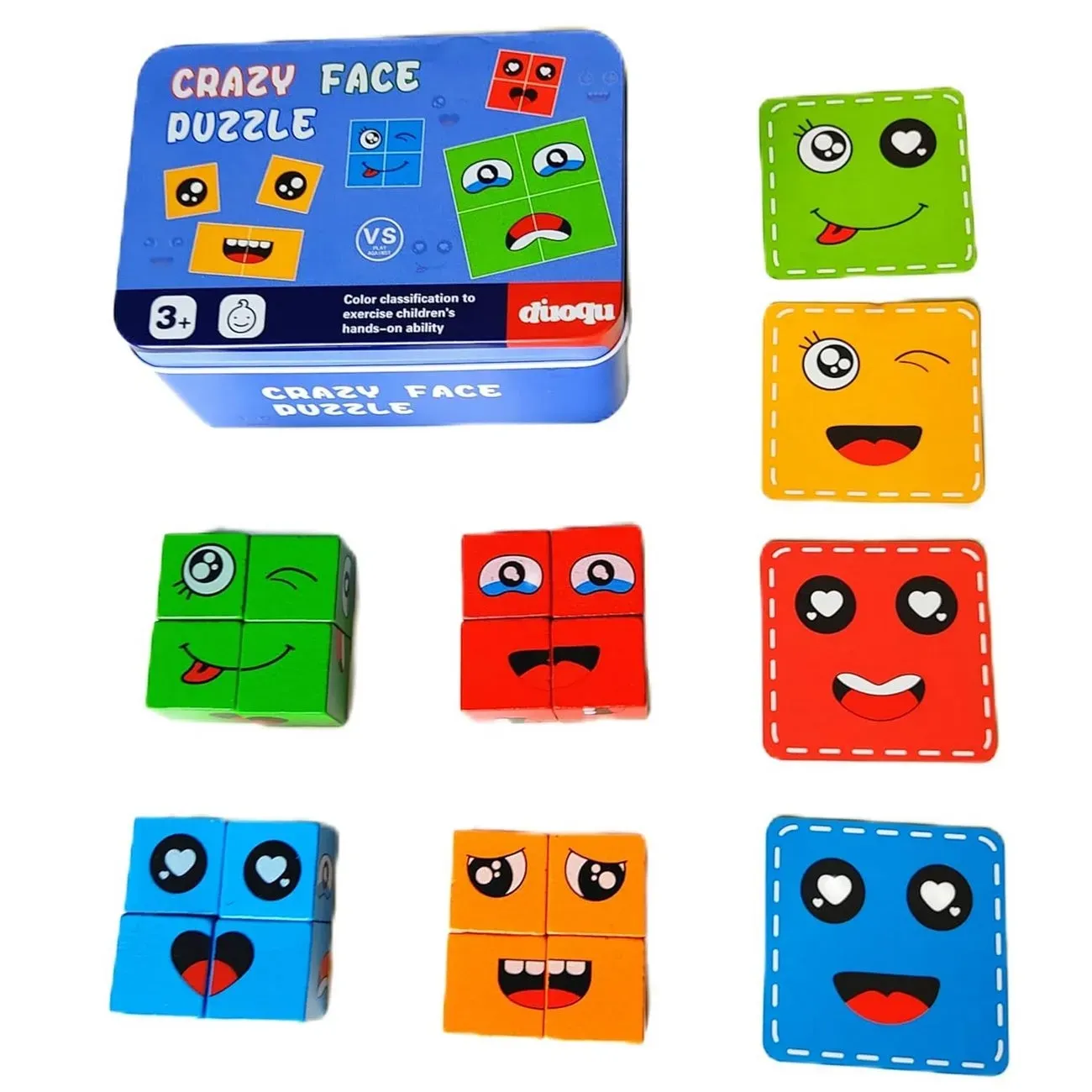 Juego Mesa Emojis Caras Smiling Face Cubos Trendy Estrategia