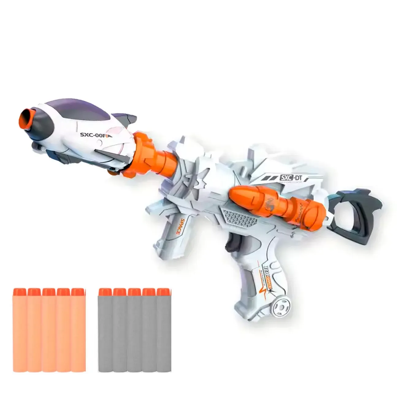 Pistola Lanza Dardos Nerf Multiples Nave Espacial Juguete